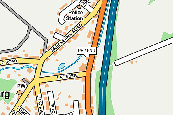 PH2 9NU map - OS OpenMap – Local (Ordnance Survey) PH2 9NU map - OS OpenMap – Local (Ordnance Survey)