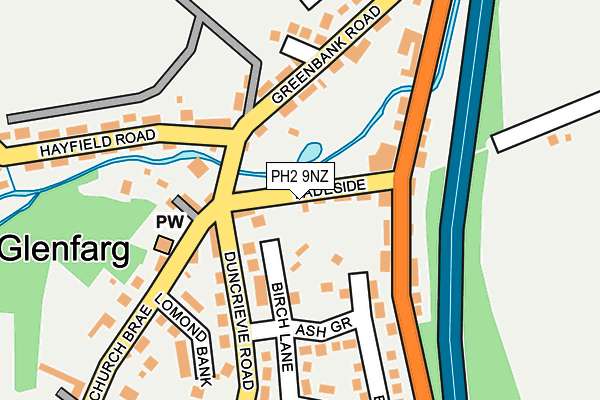 PH2 9NZ map - OS OpenMap – Local (Ordnance Survey) PH2 9NZ map - OS OpenMap – Local (Ordnance Survey)