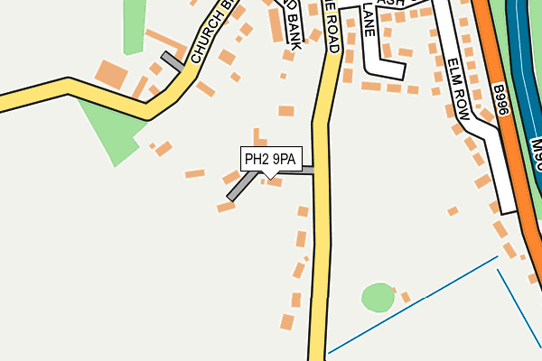 PH2 9PA map - OS OpenMap – Local (Ordnance Survey) PH2 9PA map - OS OpenMap – Local (Ordnance Survey)