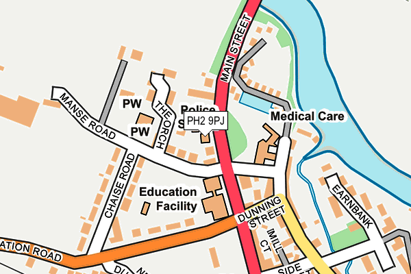 PH2 9PJ map - OS OpenMap – Local (Ordnance Survey)