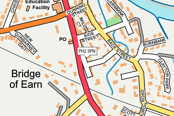 PH2 9PN map - OS OpenMap – Local (Ordnance Survey) PH2 9PN map - OS OpenMap – Local (Ordnance Survey)