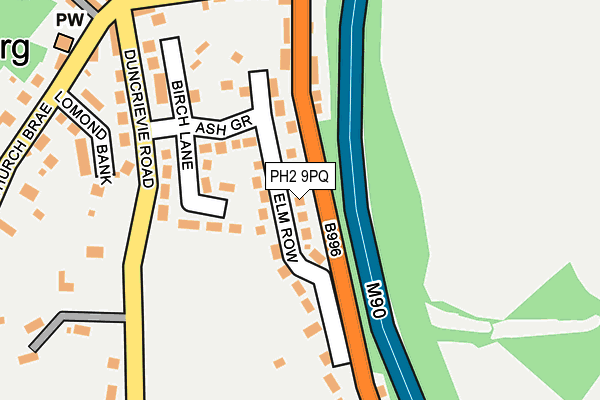 PH2 9PQ map - OS OpenMap – Local (Ordnance Survey) PH2 9PQ map - OS OpenMap – Local (Ordnance Survey)