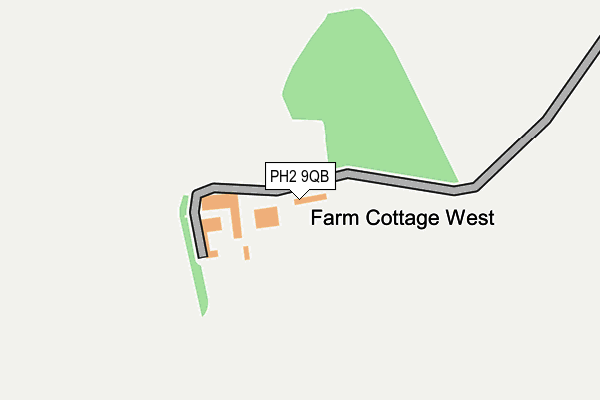 PH2 9QB map - OS OpenMap – Local (Ordnance Survey) PH2 9QB map - OS OpenMap – Local (Ordnance Survey)