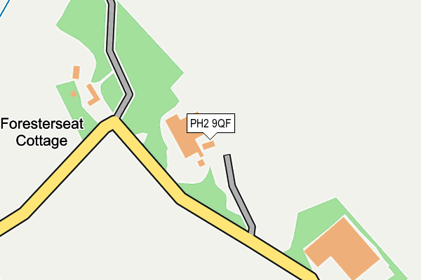 PH2 9QF map - OS OpenMap – Local (Ordnance Survey) PH2 9QF map - OS OpenMap – Local (Ordnance Survey)