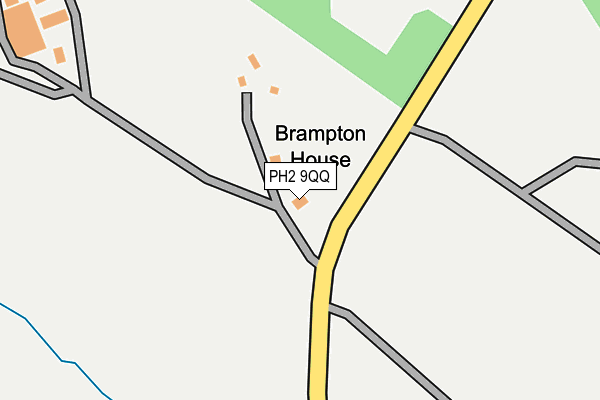 PH2 9QQ map - OS OpenMap – Local (Ordnance Survey) PH2 9QQ map - OS OpenMap – Local (Ordnance Survey)