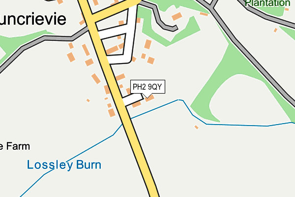 PH2 9QY map - OS OpenMap – Local (Ordnance Survey) PH2 9QY map - OS OpenMap – Local (Ordnance Survey)