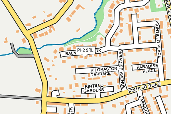 PH2 9RL map - OS OpenMap – Local (Ordnance Survey) PH2 9RL map - OS OpenMap – Local (Ordnance Survey)