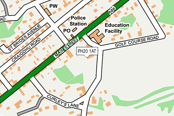PH20 1AT map - OS OpenMap – Local (Ordnance Survey) PH20 1AT map - OS OpenMap – Local (Ordnance Survey)