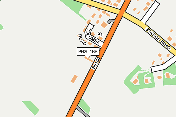 PH20 1BB map - OS OpenMap – Local (Ordnance Survey) PH20 1BB map - OS OpenMap – Local (Ordnance Survey)