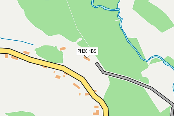PH20 1BS map - OS OpenMap – Local (Ordnance Survey) PH20 1BS map - OS OpenMap – Local (Ordnance Survey)