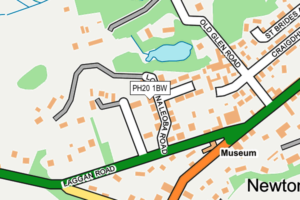 PH20 1BW map - OS OpenMap – Local (Ordnance Survey) PH20 1BW map - OS OpenMap – Local (Ordnance Survey)