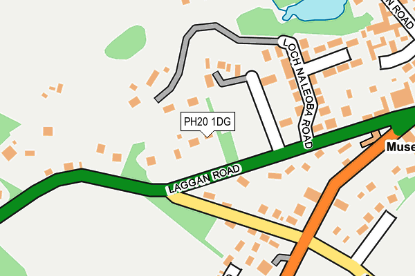 PH20 1DG map - OS OpenMap – Local (Ordnance Survey) PH20 1DG map - OS OpenMap – Local (Ordnance Survey)