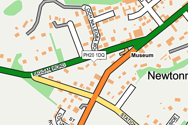 PH20 1DQ map - OS OpenMap – Local (Ordnance Survey) PH20 1DQ map - OS OpenMap – Local (Ordnance Survey)