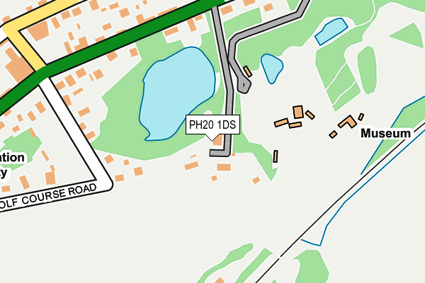 PH20 1DS map - OS OpenMap – Local (Ordnance Survey) PH20 1DS map - OS OpenMap – Local (Ordnance Survey)