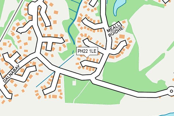 PH22 1LE map - OS OpenMap – Local (Ordnance Survey) PH22 1LE map - OS OpenMap – Local (Ordnance Survey)
