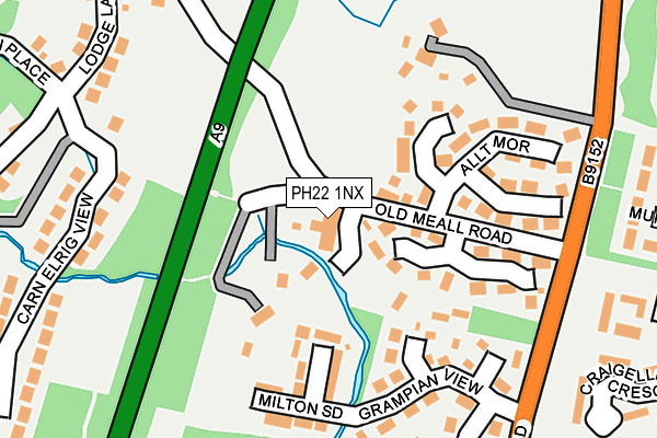PH22 1NX map - OS OpenMap – Local (Ordnance Survey) PH22 1NX map - OS OpenMap – Local (Ordnance Survey)