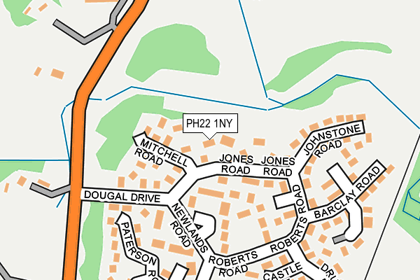 PH22 1NY map - OS OpenMap – Local (Ordnance Survey) PH22 1NY map - OS OpenMap – Local (Ordnance Survey)