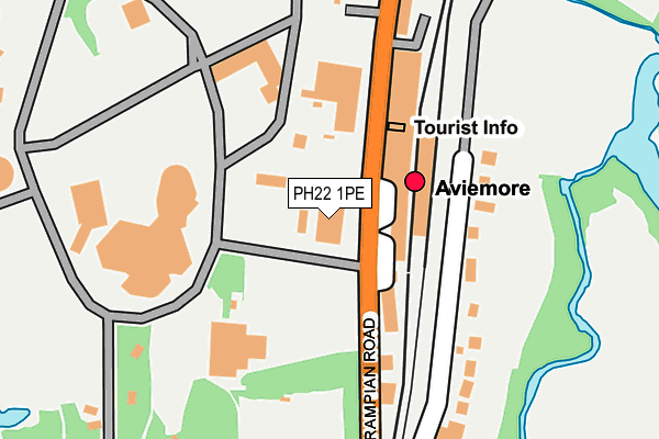 PH22 1PE map - OS OpenMap – Local (Ordnance Survey)