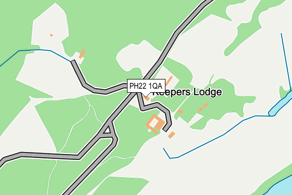 PH22 1QA map - OS OpenMap – Local (Ordnance Survey) PH22 1QA map - OS OpenMap – Local (Ordnance Survey)