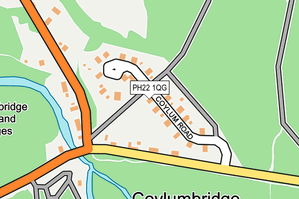 PH22 1QG map - OS OpenMap – Local (Ordnance Survey) PH22 1QG map - OS OpenMap – Local (Ordnance Survey)