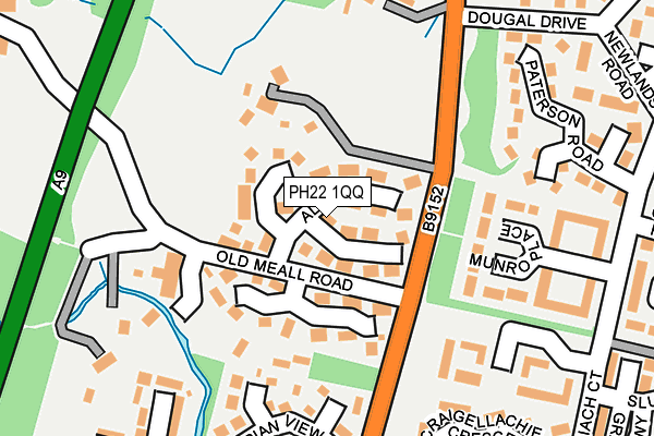 PH22 1QQ map - OS OpenMap – Local (Ordnance Survey) PH22 1QQ map - OS OpenMap – Local (Ordnance Survey)