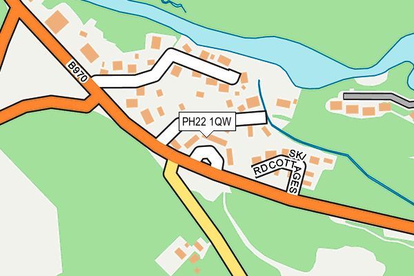 PH22 1QW map - OS OpenMap – Local (Ordnance Survey) PH22 1QW map - OS OpenMap – Local (Ordnance Survey)