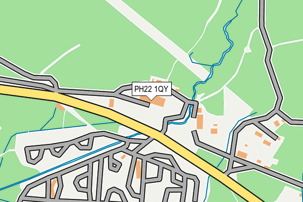 PH22 1QY map - OS OpenMap – Local (Ordnance Survey) PH22 1QY map - OS OpenMap – Local (Ordnance Survey)