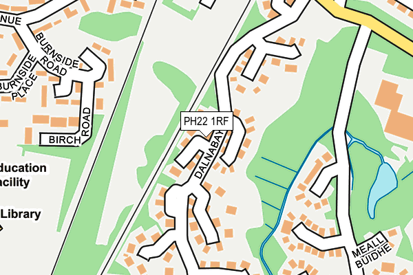 PH22 1RF map - OS OpenMap – Local (Ordnance Survey) PH22 1RF map - OS OpenMap – Local (Ordnance Survey)
