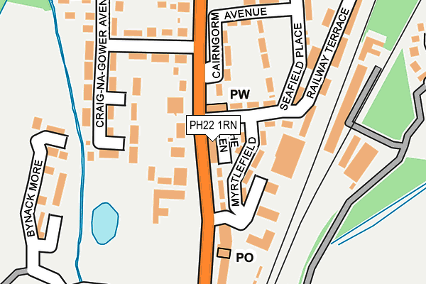 PH22 1RN map - OS OpenMap – Local (Ordnance Survey) PH22 1RN map - OS OpenMap – Local (Ordnance Survey)