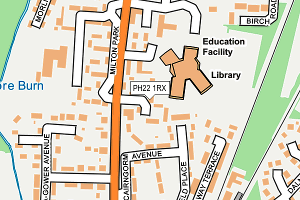 PH22 1RX map - OS OpenMap – Local (Ordnance Survey) PH22 1RX map - OS OpenMap – Local (Ordnance Survey)