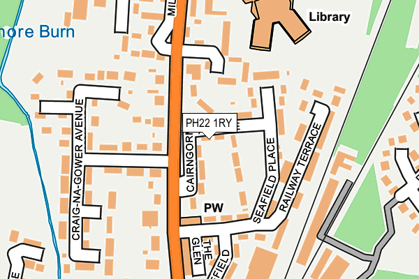 PH22 1RY map - OS OpenMap – Local (Ordnance Survey) PH22 1RY map - OS OpenMap – Local (Ordnance Survey)