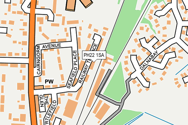 PH22 1SA map - OS OpenMap – Local (Ordnance Survey) PH22 1SA map - OS OpenMap – Local (Ordnance Survey)