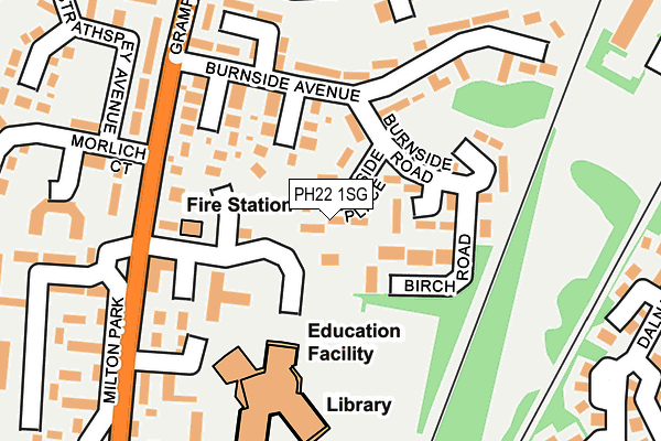 PH22 1SG map - OS OpenMap – Local (Ordnance Survey) PH22 1SG map - OS OpenMap – Local (Ordnance Survey)