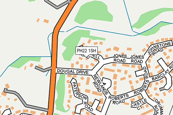 PH22 1SH map - OS OpenMap – Local (Ordnance Survey) PH22 1SH map - OS OpenMap – Local (Ordnance Survey)