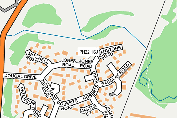 PH22 1SJ map - OS OpenMap – Local (Ordnance Survey) PH22 1SJ map - OS OpenMap – Local (Ordnance Survey)