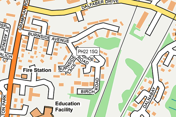 PH22 1SQ map - OS OpenMap – Local (Ordnance Survey) PH22 1SQ map - OS OpenMap – Local (Ordnance Survey)