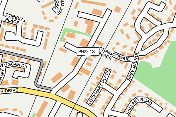 PH22 1ST map - OS OpenMap – Local (Ordnance Survey) PH22 1ST map - OS OpenMap – Local (Ordnance Survey)