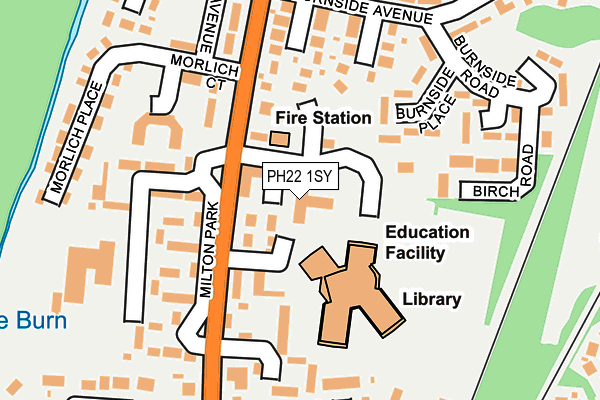 PH22 1SY map - OS OpenMap – Local (Ordnance Survey) PH22 1SY map - OS OpenMap – Local (Ordnance Survey)