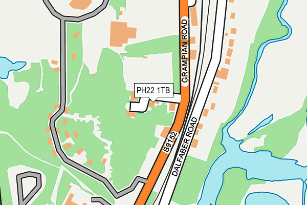 PH22 1TB map - OS OpenMap – Local (Ordnance Survey) PH22 1TB map - OS OpenMap – Local (Ordnance Survey)