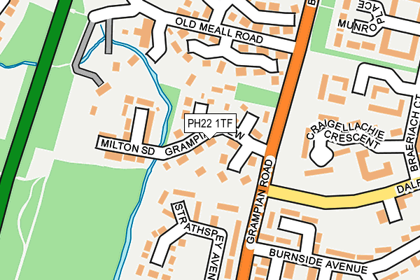 PH22 1TF map - OS OpenMap – Local (Ordnance Survey) PH22 1TF map - OS OpenMap – Local (Ordnance Survey)