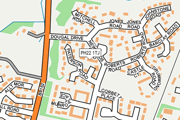 PH22 1TJ map - OS OpenMap – Local (Ordnance Survey) PH22 1TJ map - OS OpenMap – Local (Ordnance Survey)