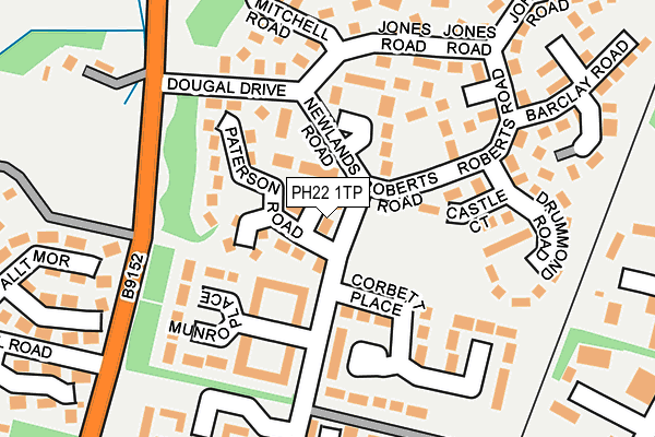 PH22 1TP map - OS OpenMap – Local (Ordnance Survey) PH22 1TP map - OS OpenMap – Local (Ordnance Survey)