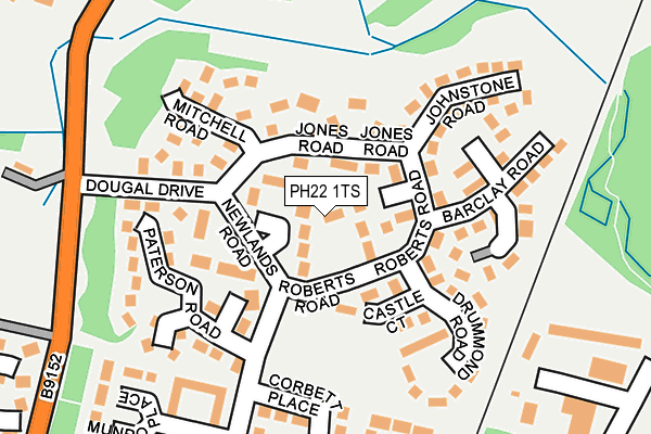 PH22 1TS map - OS OpenMap – Local (Ordnance Survey) PH22 1TS map - OS OpenMap – Local (Ordnance Survey)