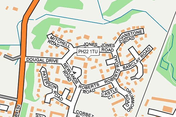 PH22 1TU map - OS OpenMap – Local (Ordnance Survey) PH22 1TU map - OS OpenMap – Local (Ordnance Survey)