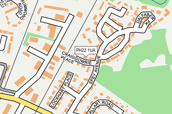 PH22 1UA map - OS OpenMap – Local (Ordnance Survey) PH22 1UA map - OS OpenMap – Local (Ordnance Survey)