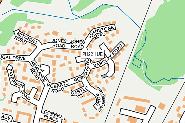 PH22 1UE map - OS OpenMap – Local (Ordnance Survey) PH22 1UE map - OS OpenMap – Local (Ordnance Survey)