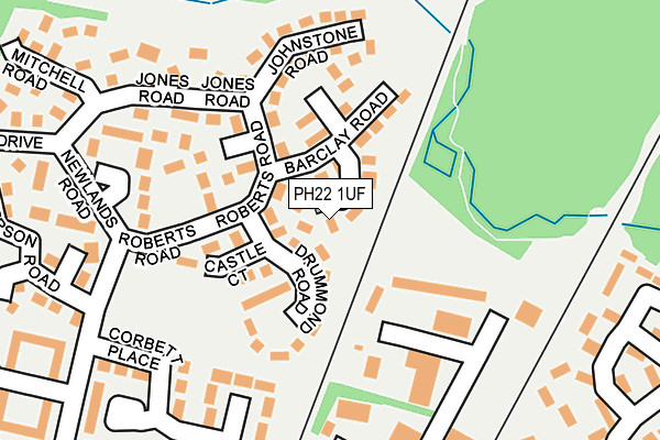 PH22 1UF map - OS OpenMap – Local (Ordnance Survey) PH22 1UF map - OS OpenMap – Local (Ordnance Survey)