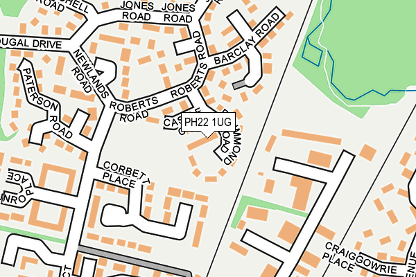 PH22 1UG map - OS OpenMap – Local (Ordnance Survey) PH22 1UG map - OS OpenMap – Local (Ordnance Survey)