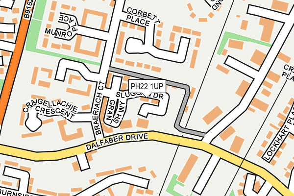 PH22 1UP map - OS OpenMap – Local (Ordnance Survey) PH22 1UP map - OS OpenMap – Local (Ordnance Survey)
