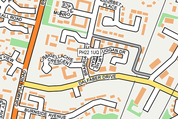 PH22 1UQ map - OS OpenMap – Local (Ordnance Survey) PH22 1UQ map - OS OpenMap – Local (Ordnance Survey)